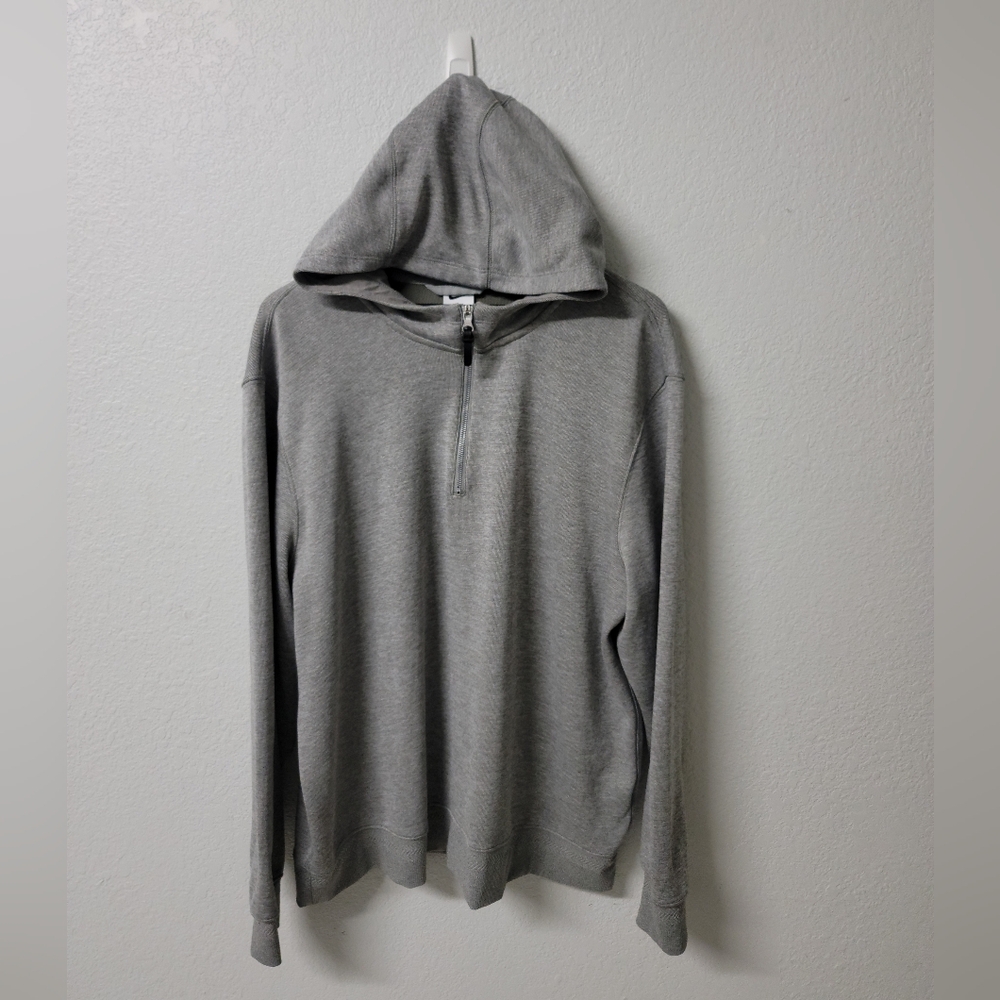 Nike Gray 1/4 Zip Hoodie Men's XL